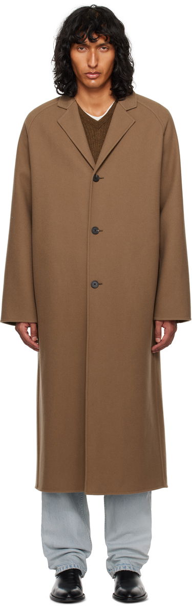 Палта The Row Long Wool Coat Кафяво | 809-W3503, 0