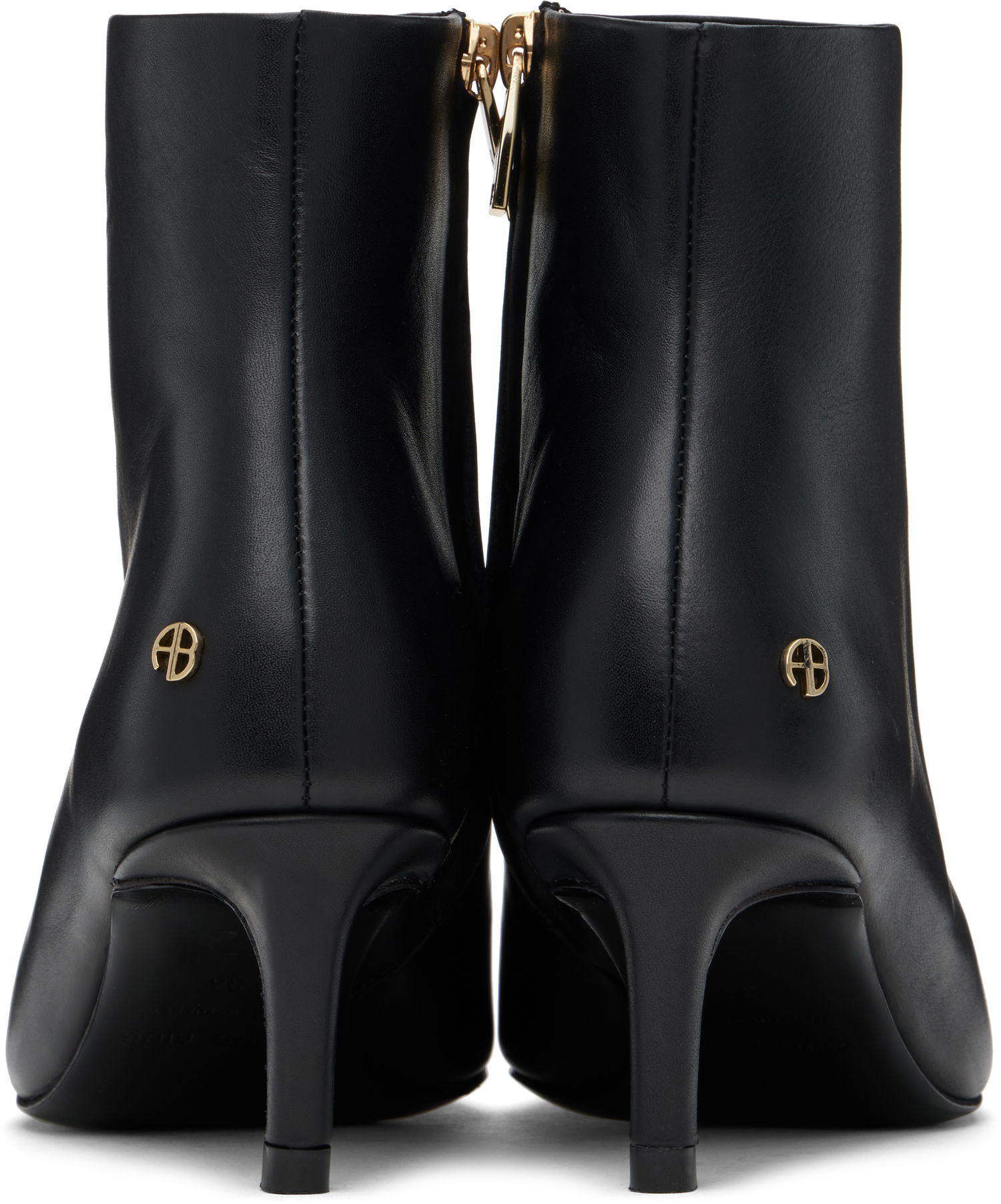 Кецове и обувки Anine Bing Nina Metal Toe Cap Boots Черно | A-14-10319-000, 1