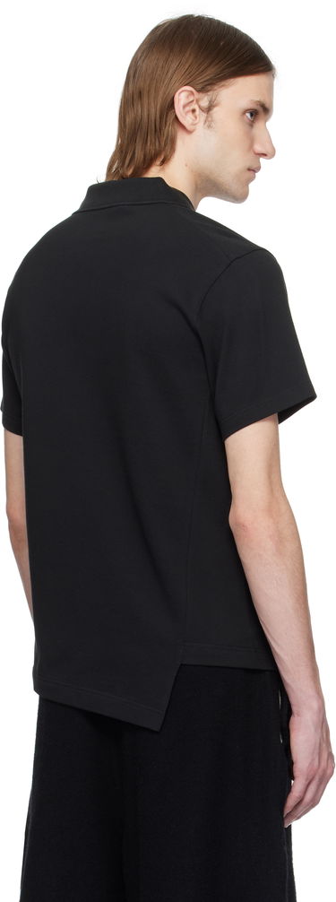 Поло тениска Comme des Garçons Comme des Garçons Shirt Bias Cotton Piqué Polo Черно | FO-T017-051, 2