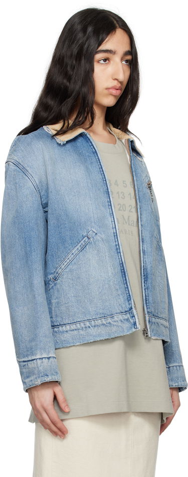 Яке Maison Margiela Maison Margiela Sports Denim Jacket Синьо | S50AM0636 S30383, 4