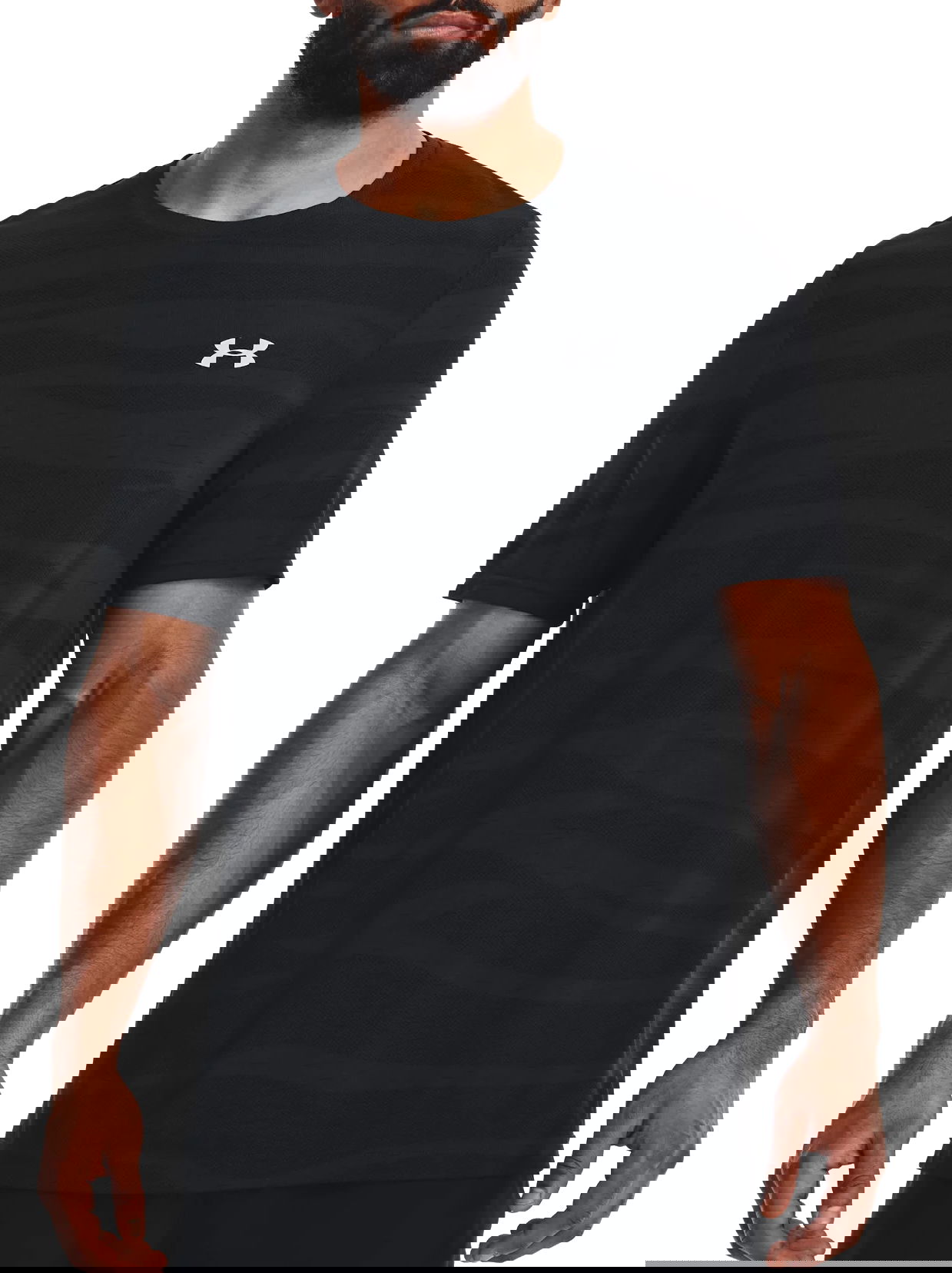 Тениска Under Armour Seamless Wave Short Sleeve T-Shirt Черно | 1373726-001, 0