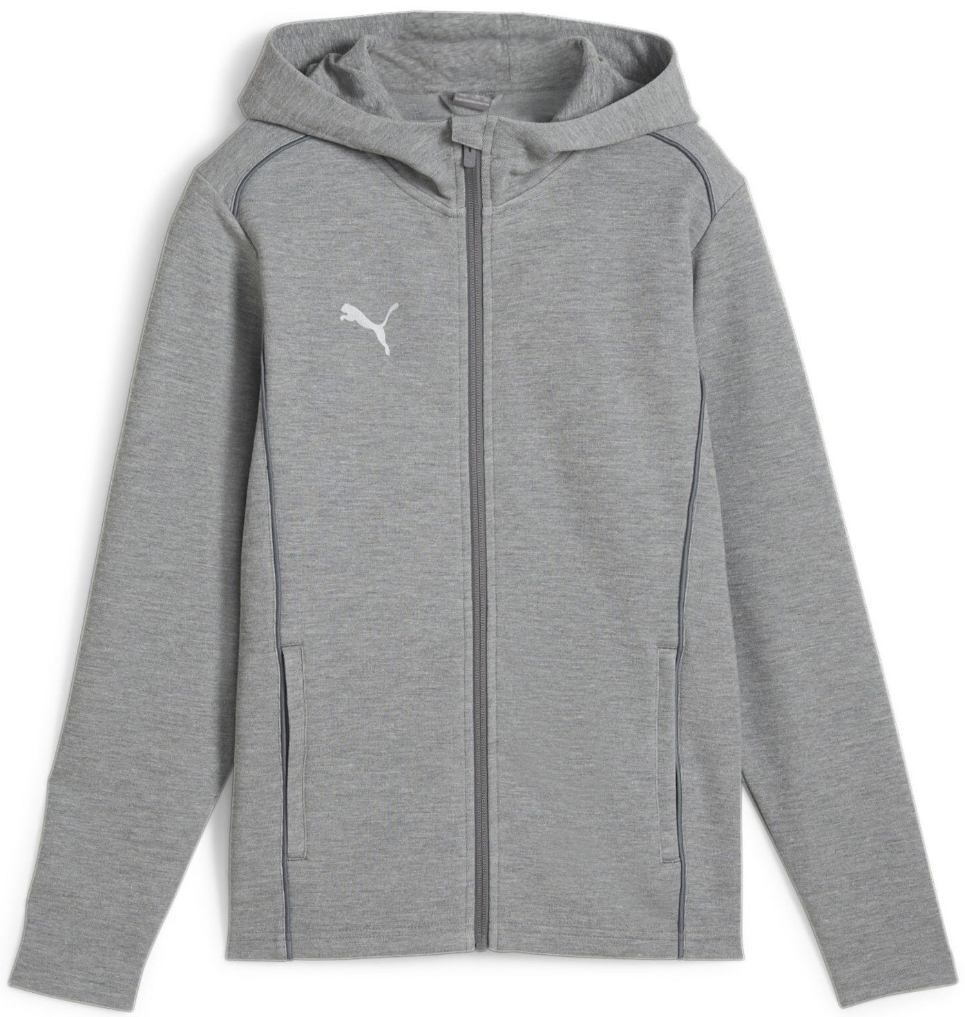 Суитчър Puma teamFINAL Casuals Hooded Jkt Сиво | 658528-33, 0