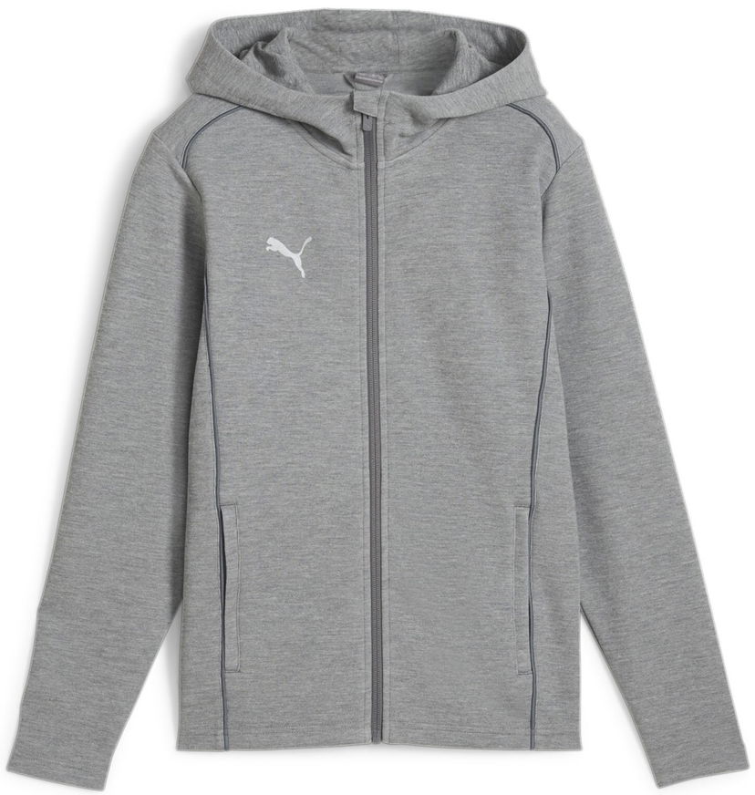 Суитчър Puma teamFINAL Casuals Hooded Jkt Сиво | 658528-33