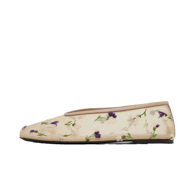 Кецове и обувки Khaite Marcy Ballerina Flats Бежово | F4038-4069