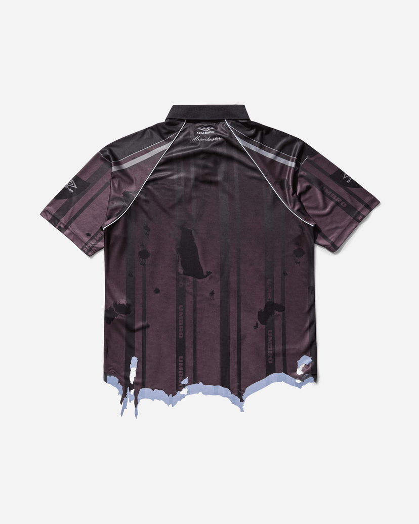 Поло тениска Umbro Distressed Spycam Polo Лилаво | UBMW0355FA225 PLE0004