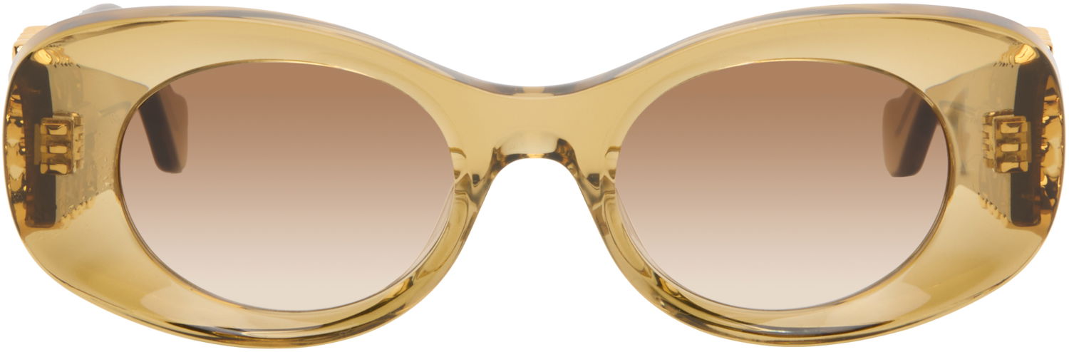 Слънчеви очила Loewe Anagram Butterfly Sunglasses Кафяво | LW40175U@4996F, 0