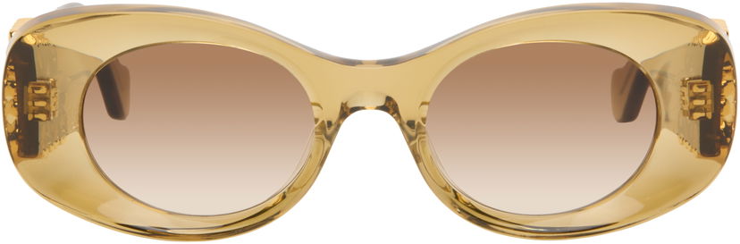 Слънчеви очила Loewe Anagram Butterfly Sunglasses Кафяво | LW40175U@4996F