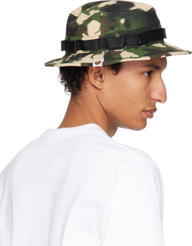 Шапка BAPE A Bathing Ape Map Camo Military Bucket Hat Многоцветен | 001HTL301003M, 4