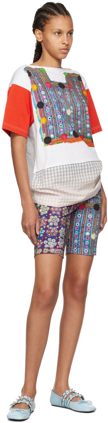 Къси панталони Comme des Garçons Comme Des Garçons Printed Cycling Shorts Многоцветен | TM-T020-051, 3