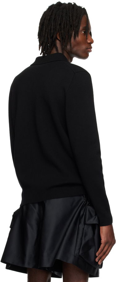 Пуловер Simone Rocha Simone Rocha Knit Workwear Cardigan Черно | VMK11B 0646, 2