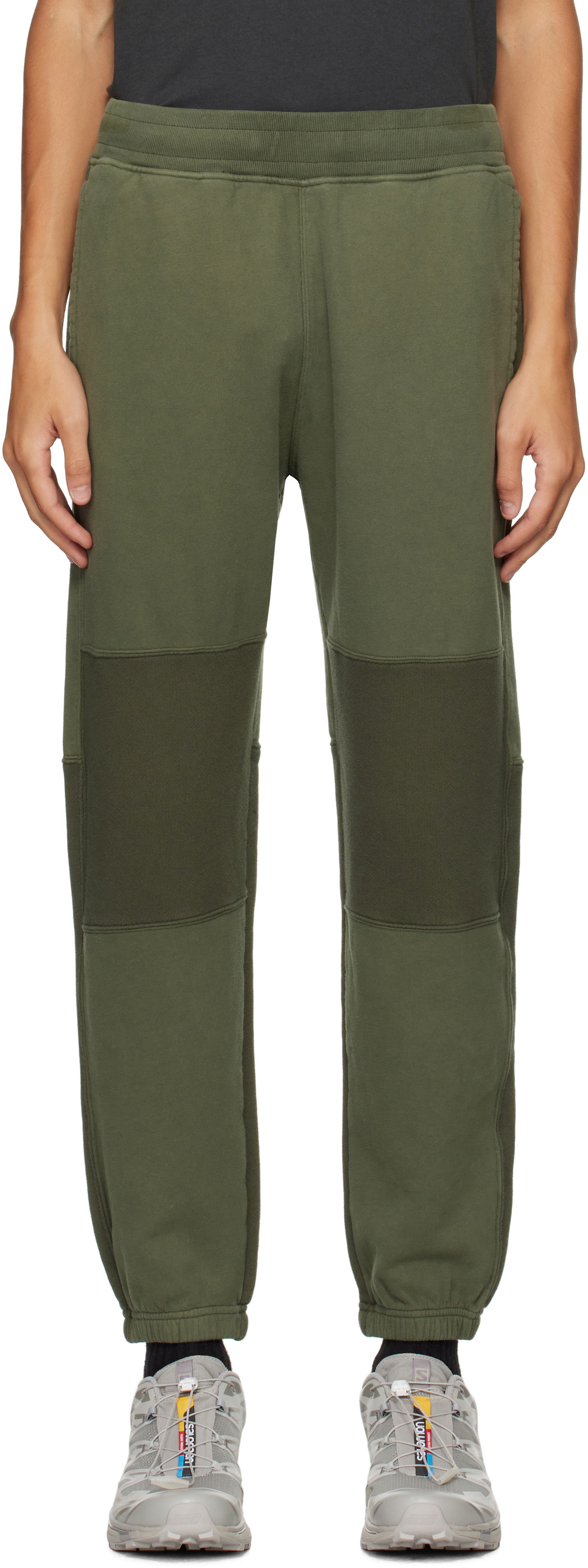 Спортни панталони Stone Island Brushed Organic Cotton Fleece Sweatpants Зелено | 811560352, 0