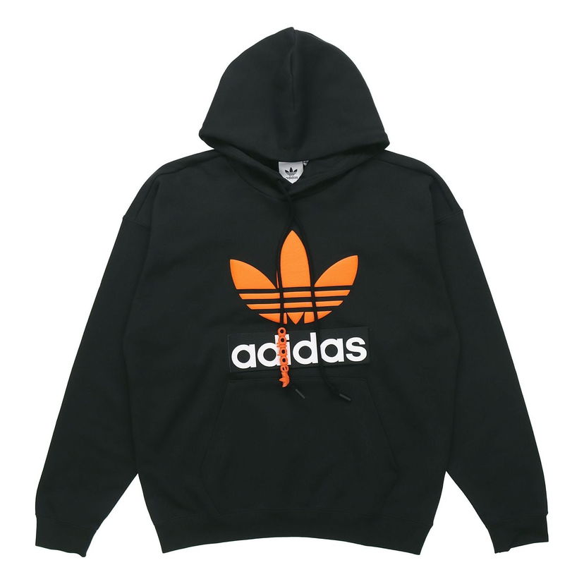 Суитчър adidas Originals Originals Big Trefoil Logo Hoodie Черно | H09354