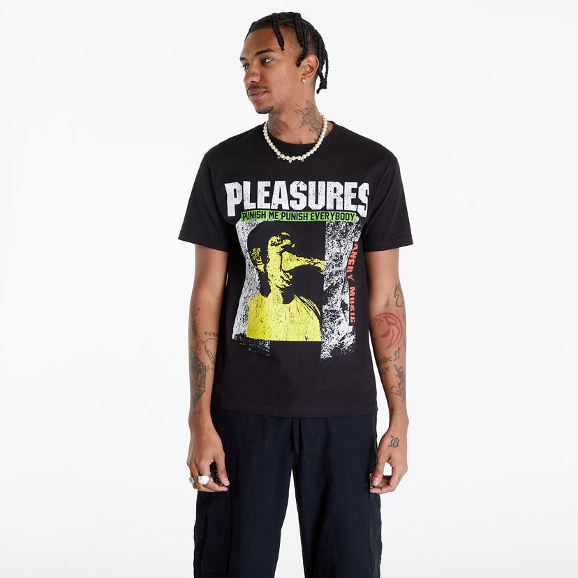 Тениска Pleasures Punish T-Shirt Черно | P24SP047 BLACK