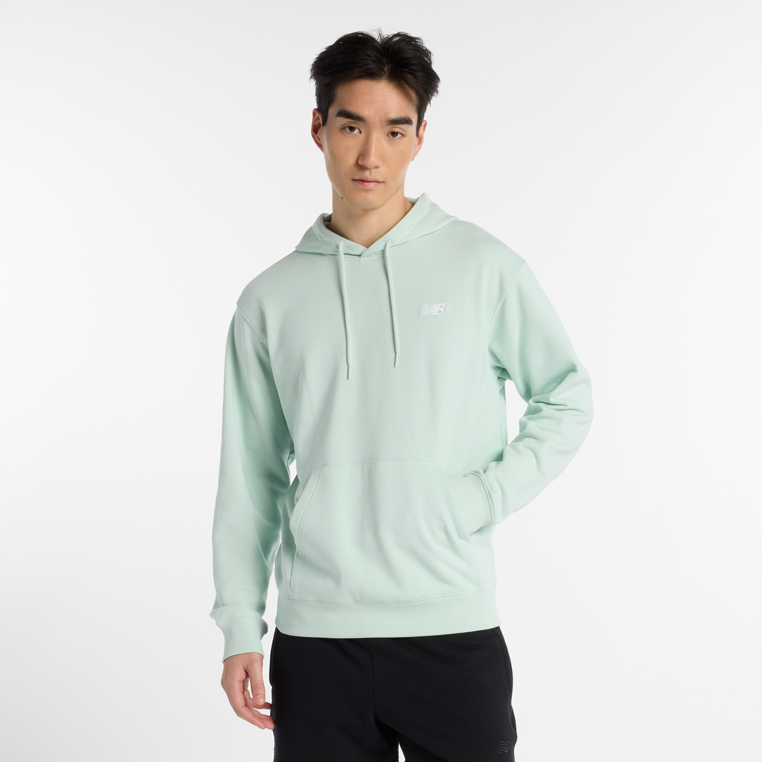 Суитчър New Balance Men's Hoodie MT41508 Зелено | NBMT41508CYS, 0