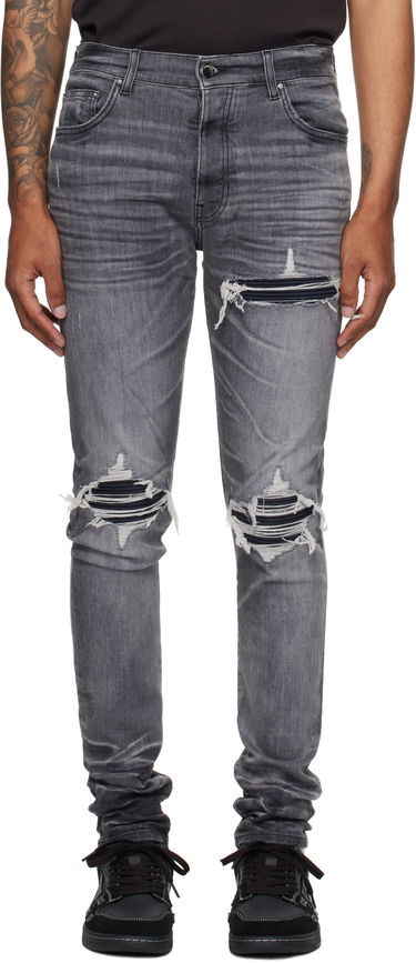 Дънки AMIRI AMIRI MX1 Jeans with Suede Patches Сиво | AMDNSY1158, 0