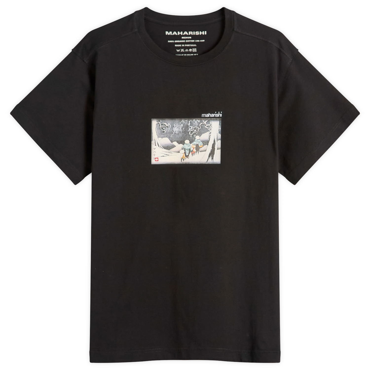 Тениска Maharishi Travellers In Snow Graphic Tee, Size Large Черно | 2213-BLK, 1