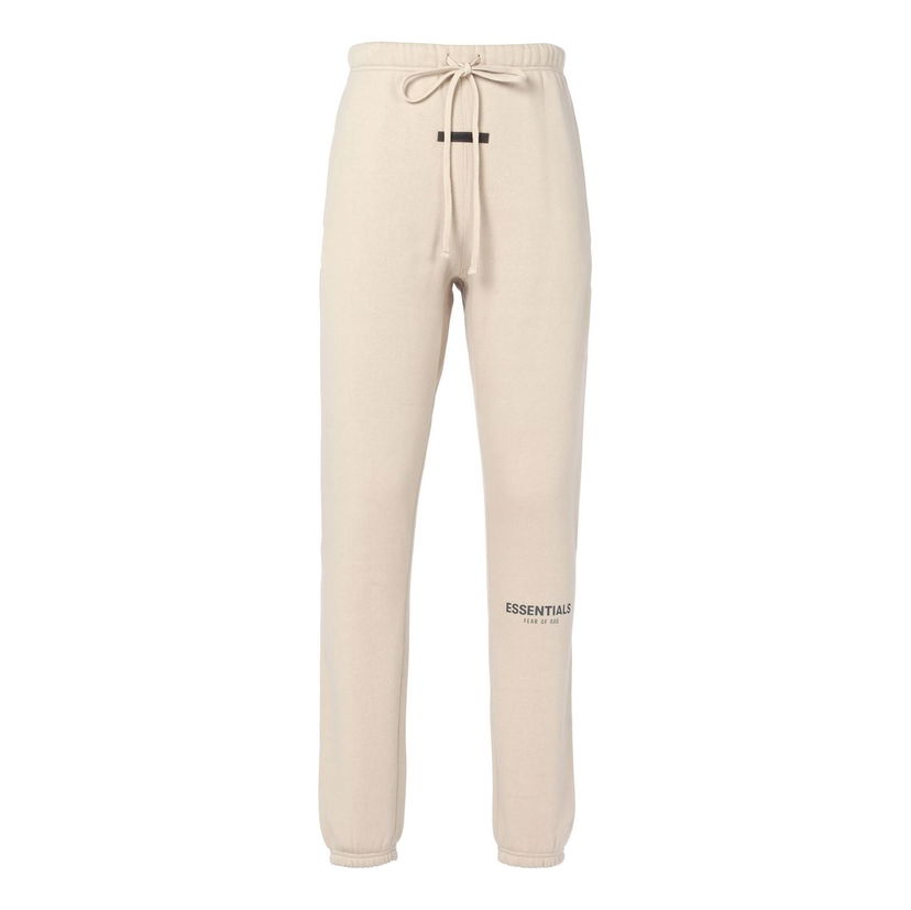 Спортни панталони Fear of God Essentials Fleece Lounge Pants Бежово | FOG-FW21-117