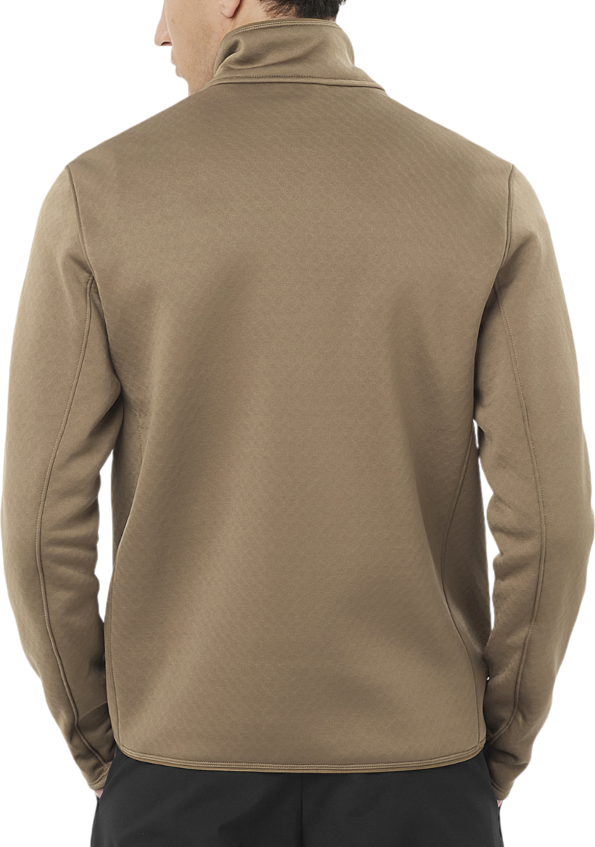 Суитчър Salomon Essential Midwarm Full Zip Jacket Зелено | lc2329100, 1