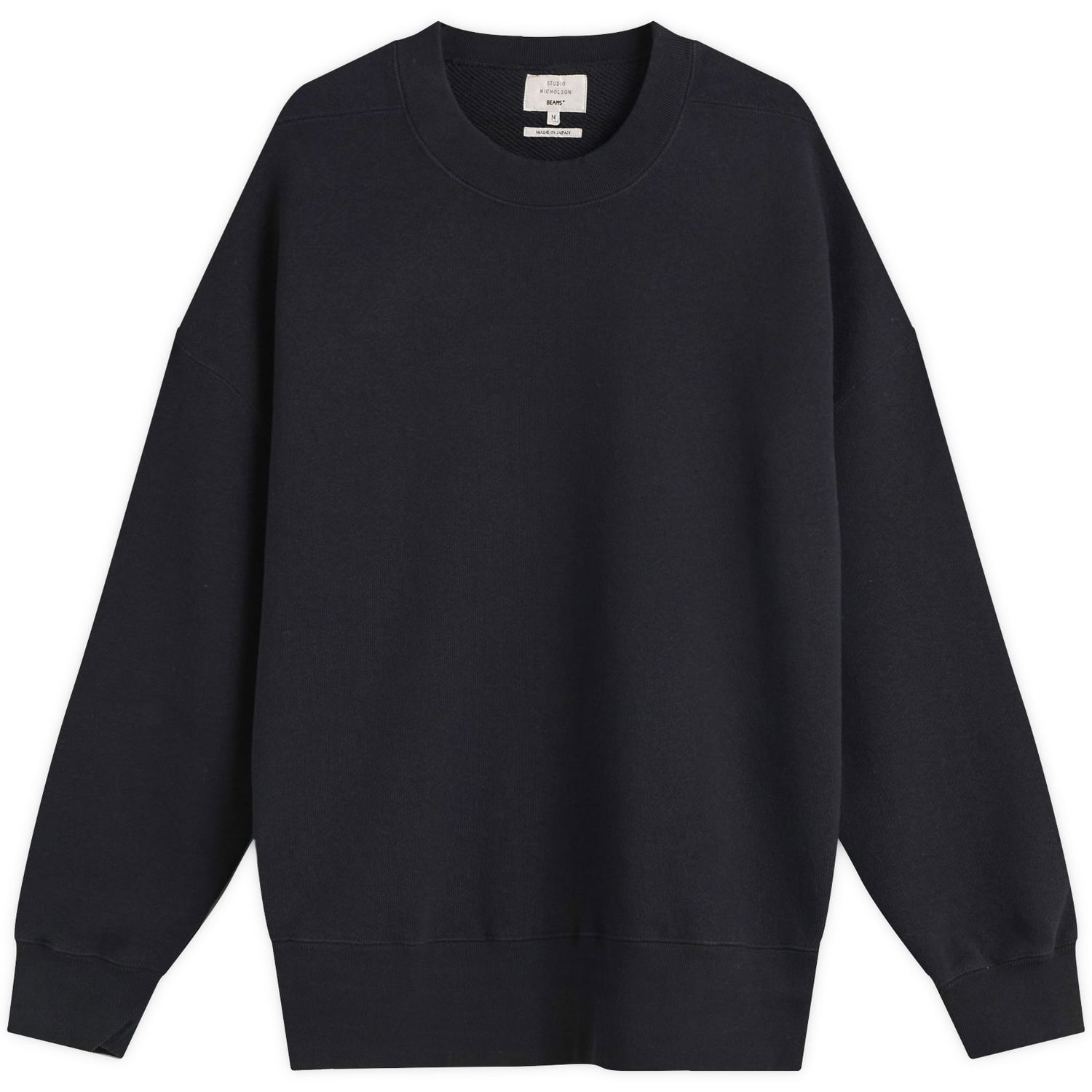Суитчър Studio Nicholson Studio Nicholson x Beams Plus Golightly Jersey Sweatshirt Черно | BPSN1301-79, 0