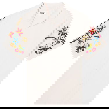 Риза YMC Idris Embroidered Vacation Shirt Бяло | P2WMC-60, 0