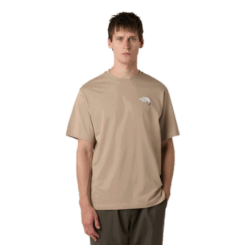Тениска The North Face The North Face Explore Carabiner Relaxed Short Sleeve T-Shirt Бежово | NF0A8F2HBOX1