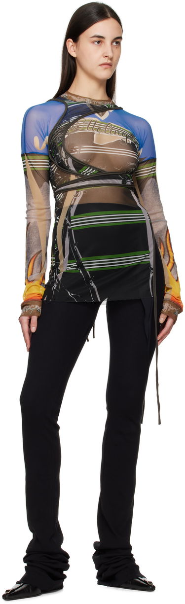 Тениска Ottolinger Ottolinger Mesh Deconstructed Longsleeve Многоцветен | 10110070101, 3