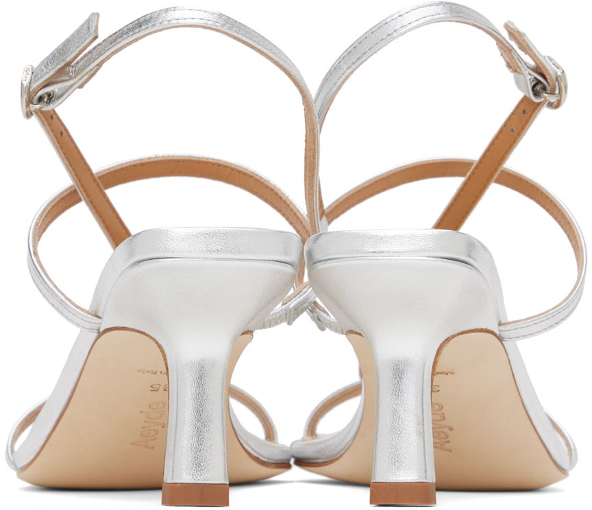 Аксесоари Aeyde Aeyde Elise Heeled Sandals Металик | A11-HS-ASTS65CI-0121-920-007, 1