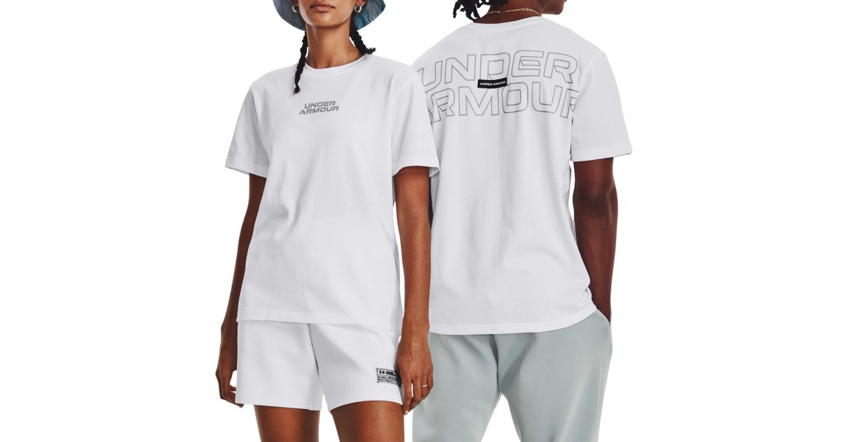 Тениска Under Armour OUTLINE HEAVYWEIGHT TEE Бяло | 1379109-100, 1