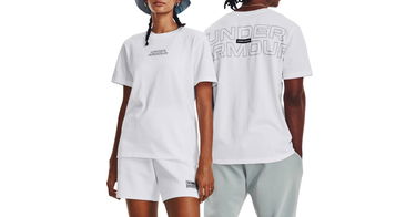 Тениска Under Armour OUTLINE HEAVYWEIGHT TEE Бяло | 1379109-100, 1