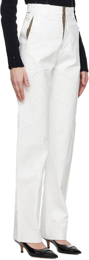 Панталони Maison Margiela MM6 Maison Margiela Tailoring Trousers Бяло | S62KB0224 M35437, 1