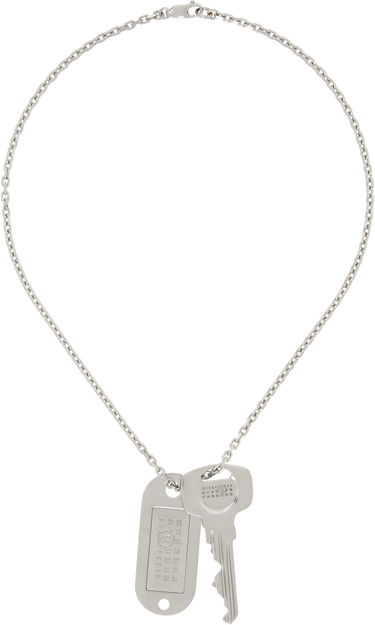 Колие Maison Margiela MM6 Maison Margiela Key Tag Necklace Металик | SM6UU0067 P7210, 0