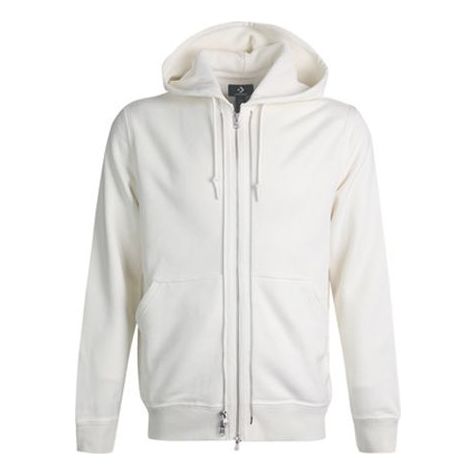 Суитчър Converse Converse Full-Zip Hoodie Бяло | 10019463-A02, 0