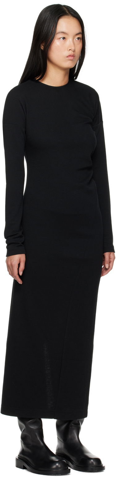 Pокля TOTEME TOTEME Women's Twisted Jersey Midi Dress Черно | 244-WRD824-FB0294, 1