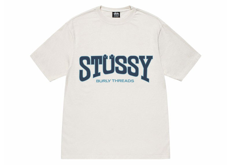 Тениска Stüssy Threads Pigment Dyed T-Shirt Бяло | 1905027, 0