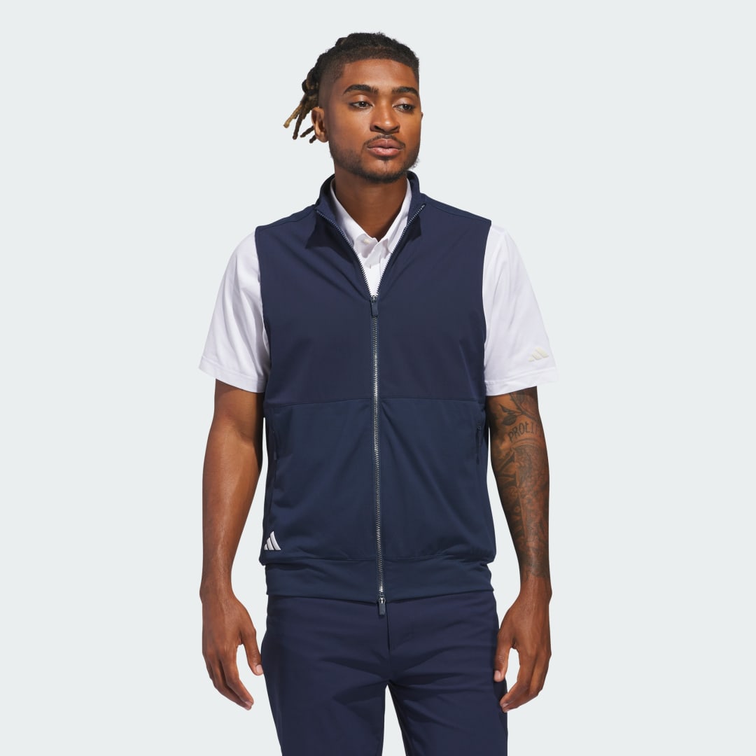 Жилетка adidas Performance Ultimate365 Tour Full-Zip Vest Тъмно синьо | IK3061, 0