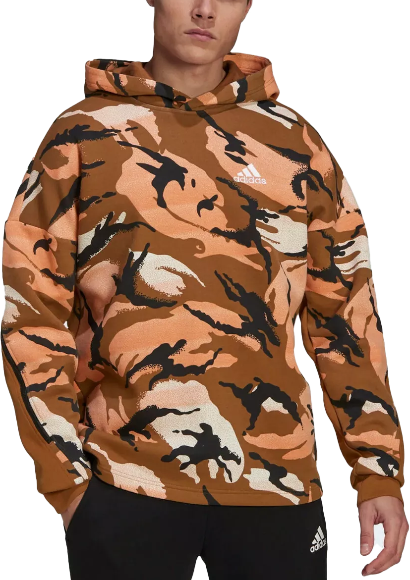 Суитчър adidas Originals Street Hoodie AOP Кафяво | gq2911, 0