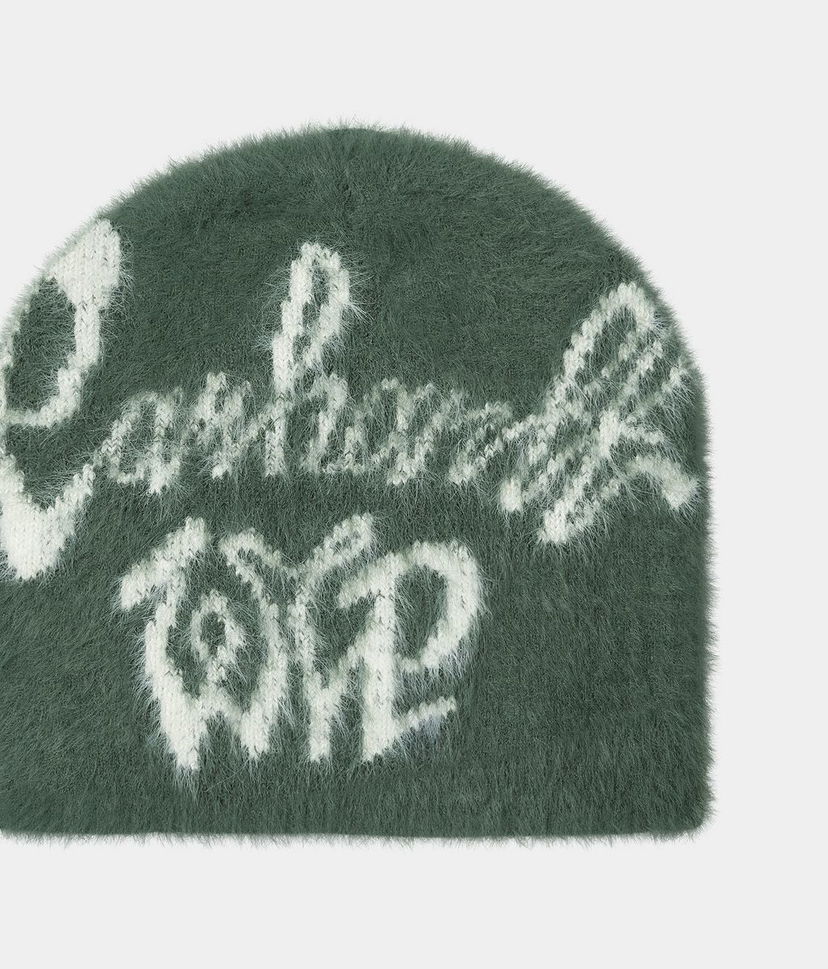 Шапка Carhartt WIP Carhartt WIP Chedda Fuzzy Beanie Зелено | I035509_2