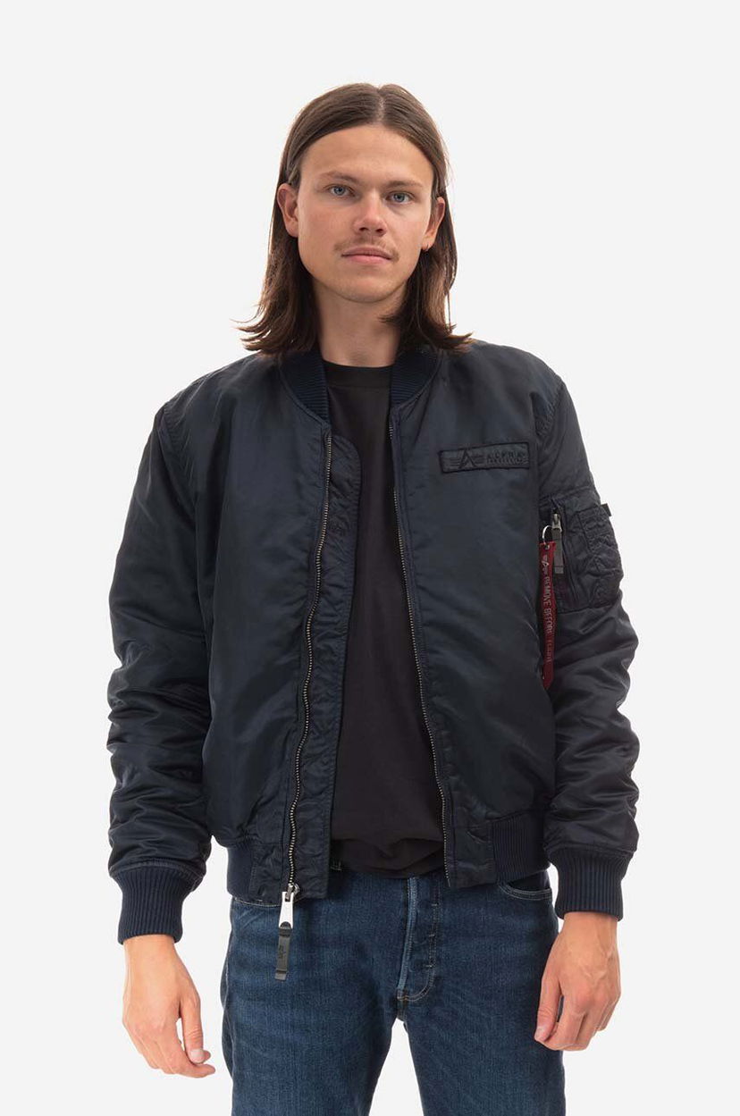 Яке бомбър Alpha Industries Bomber Jacket Синьо | 108130.07