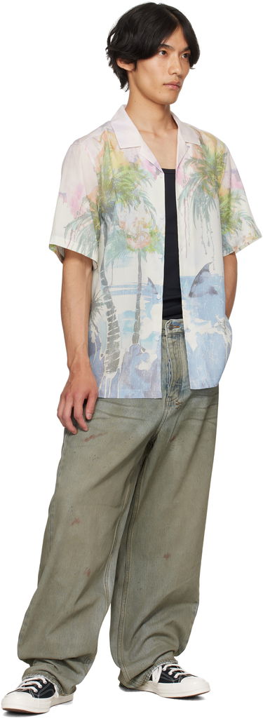 Риза Ksubi Ksubi Poolside Resort Shirt Бяло | MPF25SH005, 3