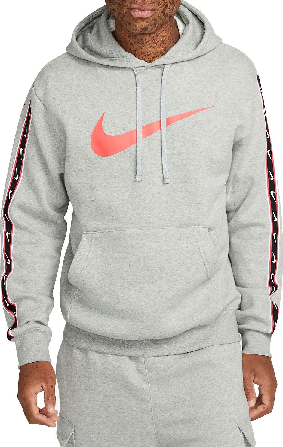 Суитчър Nike Hoodie Sportswear Repeat Сиво | dx2028-064, 0
