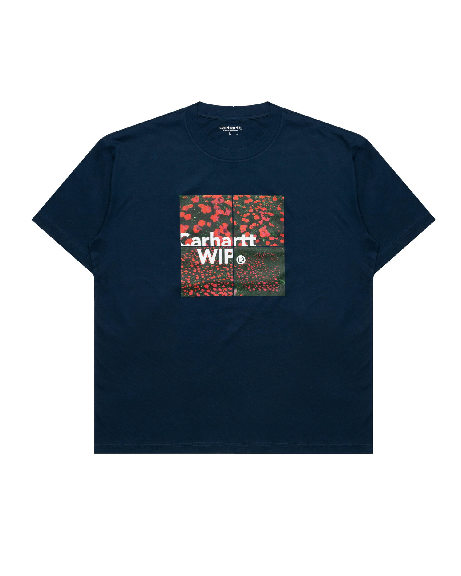 Тениска Carhartt WIP WIP Valley Short Sleeve T-Shirt Тъмно синьо | I034657-E7XX, 0