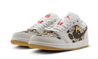 Кецове и обувки Jordan Air Jordan 1 Low "Quai 54" Бежово | CZ4155-100, 1