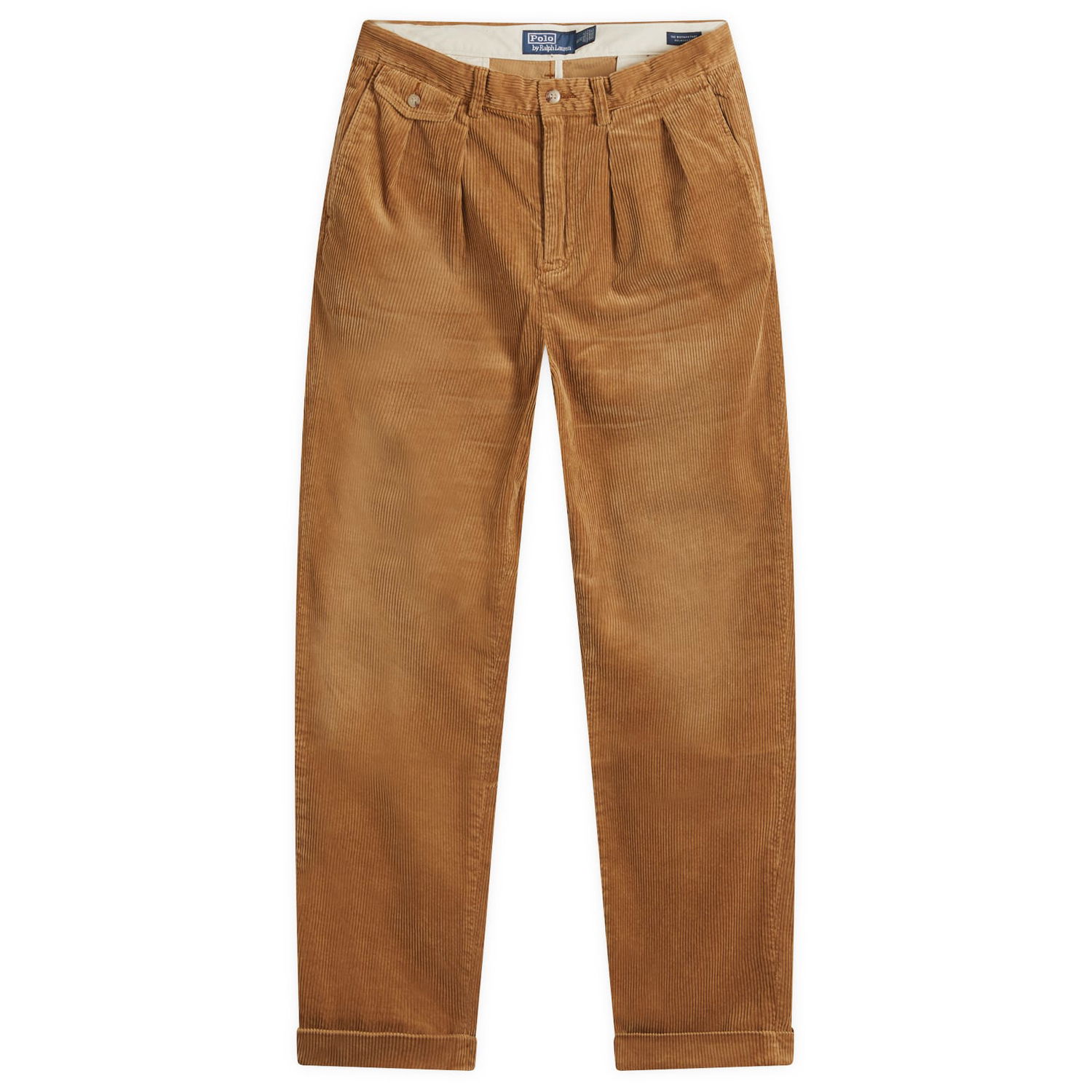 Панталони Polo by Ralph Lauren Pleated Chino Trousers Кафяво | 710882543009, 0