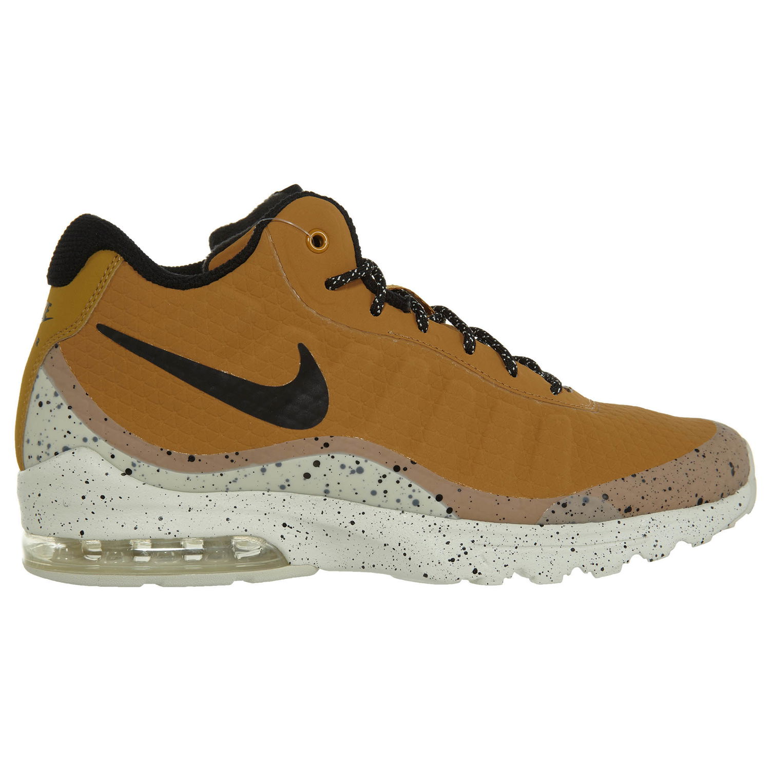 Кецове и обувки Nike Air Max Invigor Mid Wheat Black-Light Bone Кафяво | 858654-700, 0