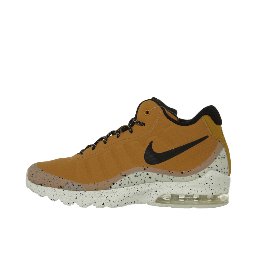 Кецове и обувки Nike Air Max Invigor Mid Wheat Black-Light Bone Кафяво | 858654-700