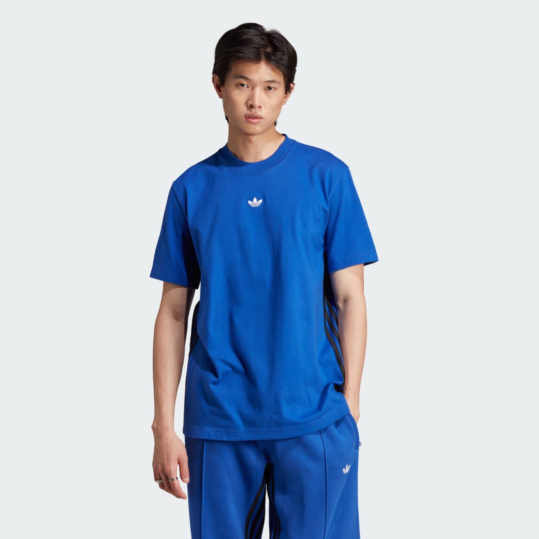 Тениска adidas Performance 3-Stripes Blue T-Shirt Синьо | IM1850, 1