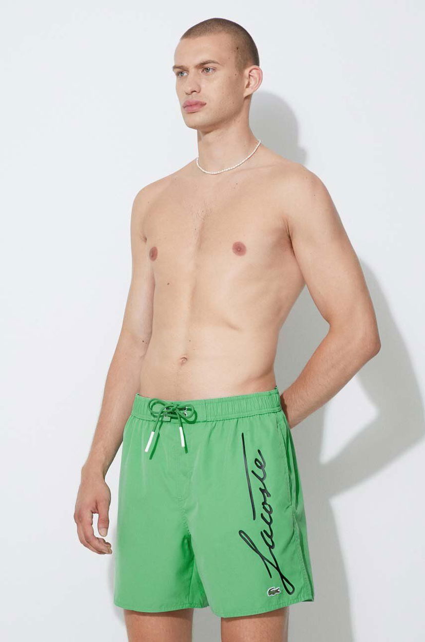 Бански Lacoste Swim Shorts Зелено | MH2699