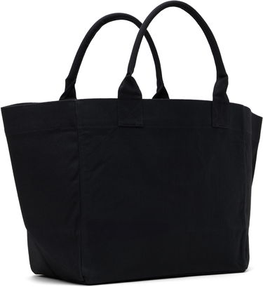 Голяма пазарска чанта GANNI GANNI Oversized Canvas Tote Bag Черно | A6680, 2