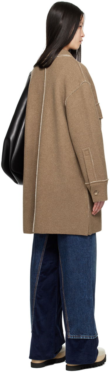 Голяма пазарска чанта Stella McCartney Stella McCartney Exposed Seam Jacket Черно | 6K08503S2502, 2
