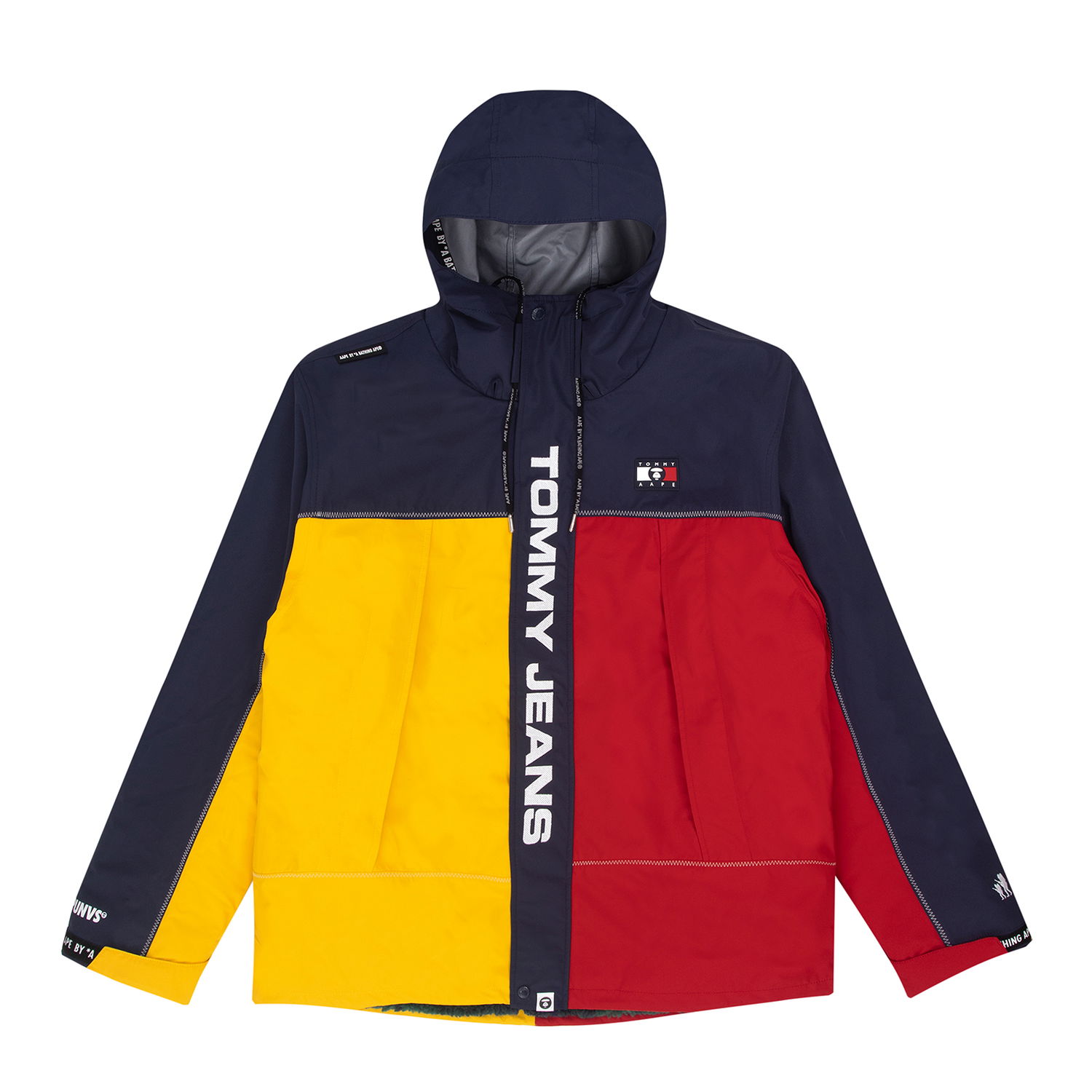 Яке BAPE x Tommy Check 2 in 1 Многоцветен | DM13720, 0